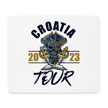 Croatie 2023 Skeleton - Tapis de souris (format paysage) - blanc - Devant