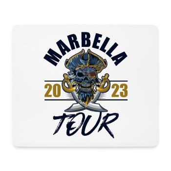 Marbella 2023 Skeleton - Mouse Pad (horizontal) - white - Front