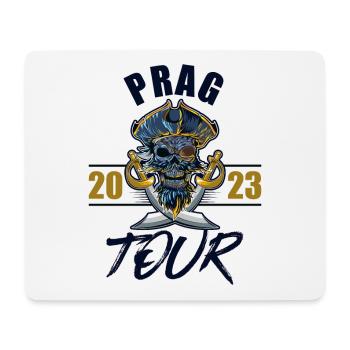 Prague 2023 Skeleton - Mouse Pad (horizontal) - white - Front