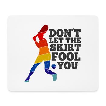 Tennisplatz Spruch Für Tennis - Mousepad (Querformat) - Weiß - Vorne