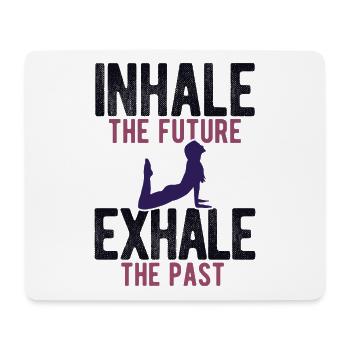 Yogalehrer Spruch Für Yogi Yoga - Mousepad (Querformat) - Weiß - Vorne