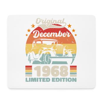 December 1968 Birthday present December 1968 - Mouse Pad (horizontal) - white - Front
