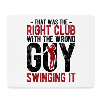 Golfplatz zum Golfen Golf - Mousepad (Querformat) - Weiß - Vorne