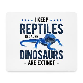 Eidechsen Für Besitzer Von Reptilien - Mousepad (Querformat) - Weiß - Vorne