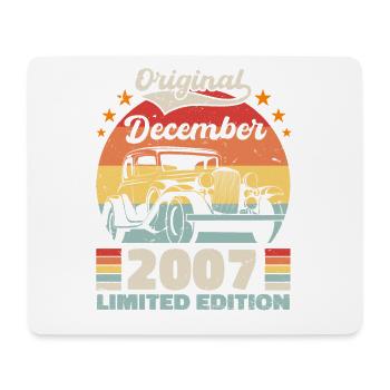 Dezember 2007 Geburtstagsgeschenk Dezember 2007 - Mousepad (Querformat) - Weiß - Vorne