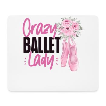 Ballet Danseuse Danse Ballerine - Tapis de souris (format paysage) - blanc - Devant