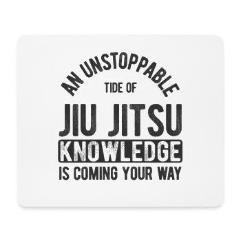 BJJ Jiu Jitsu - Mousepad (Querformat) - Weiß - Vorne