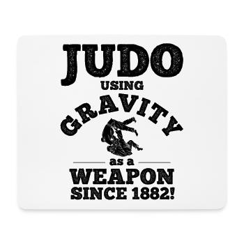 Japanischer Kampfsport Judo - Mousepad (Querformat) - Weiß - Vorne