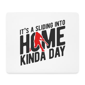 Baseball - Mousepad (Querformat) - Weiß - Vorne