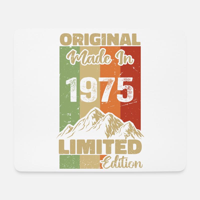 1975 Original - Made in 1975 - Limited Edition - Mousepad (Querformat) - Weiß