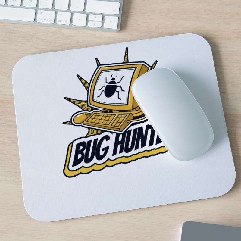 Bug Hunter Software Engineer Developer Coder Mouse Pad (horizontal)