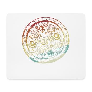 Retro Pizza Pizza Tray Pizza Oven Pizza Lover - Mouse Pad (horizontal) - white - Front