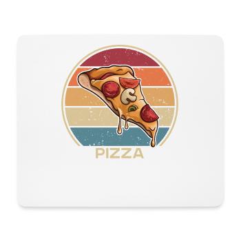 Retro Pizza Tray Pizza Oven Pizza Pizza Lovers - Mouse Pad (horizontal) - white - Front