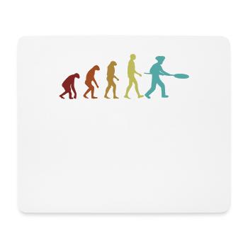 Pizza Evolution Pizza Pizzablech Pizzaofen - Mousepad (Querformat) - Weiß - Vorne