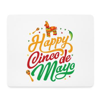 Cinco de Mayo joyeux pour les Mexicains - Tapis de souris (format paysage) - blanc - Devant