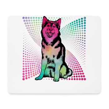 Husky - Mousepad (Querformat) - Weiß - Vorne