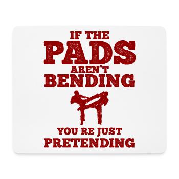 Kickboxing - Mousepad (Querformat) - Weiß - Vorne