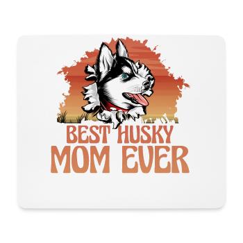 Best Husky Mom ever - Mousepad (Querformat) - Weiß - Vorne