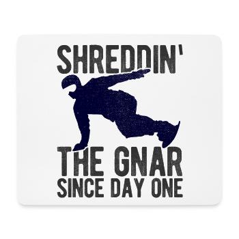 Snowboard Spruch für Snowboarder - Mousepad (Querformat) - Weiß - Vorne