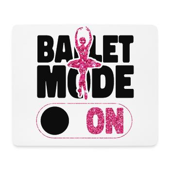 Ballet Dancer Dance Girl Ballerina - Mousepad (Querformat) - Weiß - Vorne