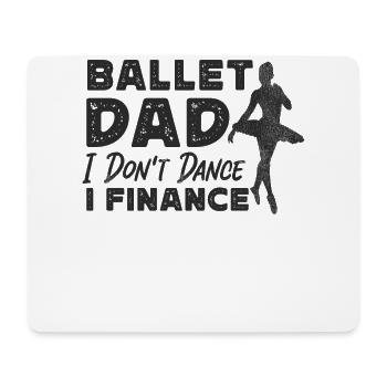 Ballet Dancer Dance Girl Ballerina - Mouse Pad (horizontal) - white - Front