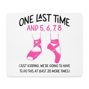 Ballet Dancer Dance Girl Ballerina - Mousepad (Querformat) - Weiß - Vorne