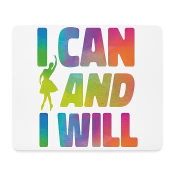 Ballet Dancer Dance Girl Ballerina - Mousepad (Querformat) - Weiß - Vorne