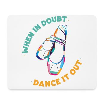 Ballet Dancer Dance Girl Ballerina - Mousepad (Querformat) - Weiß - Vorne