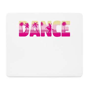 Ballet Dancer Dance Girl Ballerina - Mouse Pad (horizontal) - white - Front