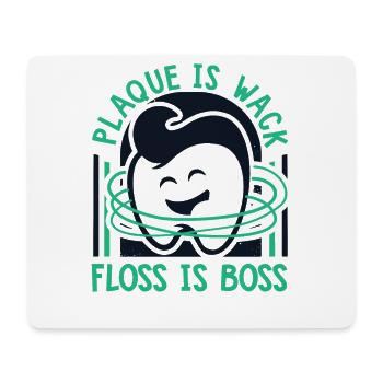 Plaque Is Wack Dental Laboratory - Mouse Pad (horizontal) - white - Front