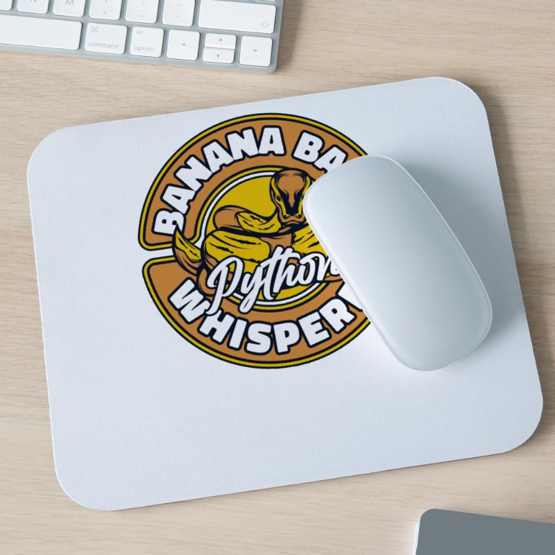 Boule de banane Python Chuchoter Python Boule de banane Tapis de souris (format paysage)