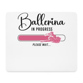 Ballet Dancer Dance Girl Ballerina - Mouse Pad (horizontal) - white - Front