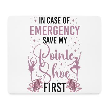 Ballet Dancer Dance Girl Ballerina - Mousepad (Querformat) - Weiß - Vorne