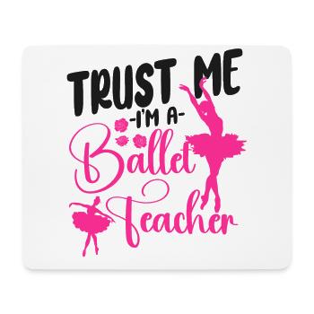 Ballet Dancer Dance Girl Ballerina - Mousepad (Querformat) - Weiß - Vorne