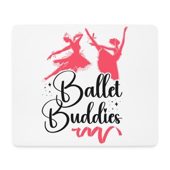 Ballet Dancer Dance Girl Ballerina - Mousepad (Querformat) - Weiß - Vorne