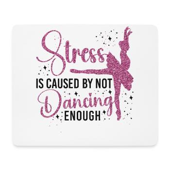 Ballet Dancer Dance Girl Ballerina - Mouse Pad (horizontal) - white - Front