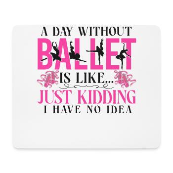 Ballet Dancer Dance Girl Ballerina - Mousepad (Querformat) - Weiß - Vorne