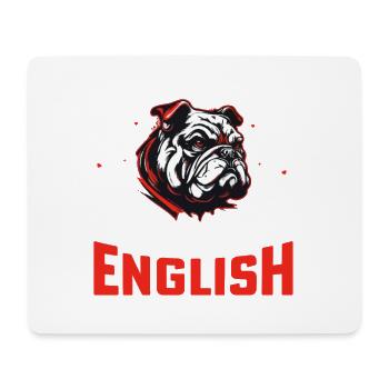 Just a woman who loves english bulldogs - Mouse Pad (horizontal) - white - Front