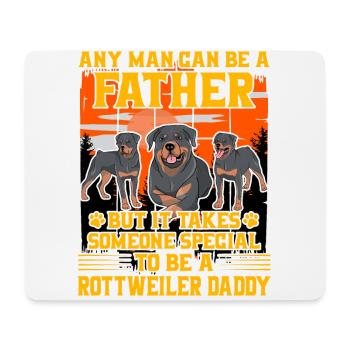 Rottweiler Daddy - Mousepad (Querformat) - Weiß - Vorne