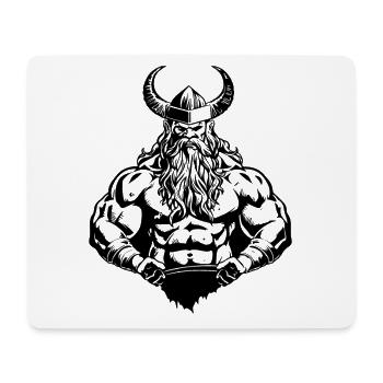Viking Muscles Workout Fitness - Mouse Pad (horizontal) - white - Front