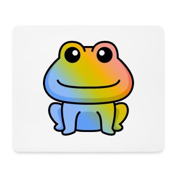Frog Comic Animal - Mouse Pad (horizontal) - white - Front
