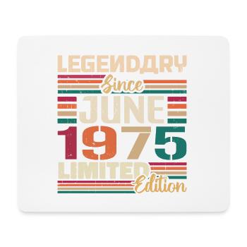 Légendaire Juin 1975 Edition Limitée Juin 1975 - Tapis de souris (format paysage) - blanc - Devant