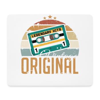 Original June 1977 born born 1977 Retro - Mouse Pad (horizontal) - white - Front