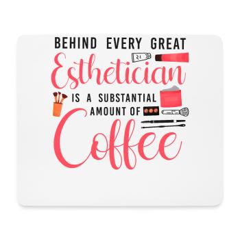 Cute Licensed Esthetician Skincare - Mousepad (Querformat) - Weiß - Vorne
