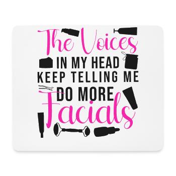 Cute Licensed Esthetician Skincare - Mousepad (Querformat) - Weiß - Vorne