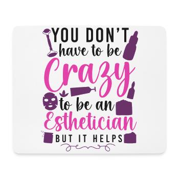 Cute Licensed Esthetician Skincare - Mousepad (Querformat) - Weiß - Vorne