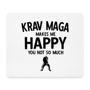 Israelischer Kampfsport Krav Maga - Mousepad (Querformat) - Weiß - Vorne