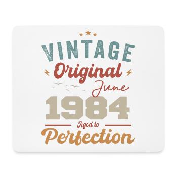 June 1984 Aged to Perfection June 1984 vintage - Mouse Pad (horizontal) - white - Front