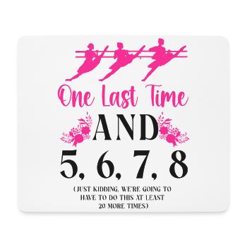 Ballet Dancer Dance Girl Ballerina - Mousepad (Querformat) - Weiß - Vorne