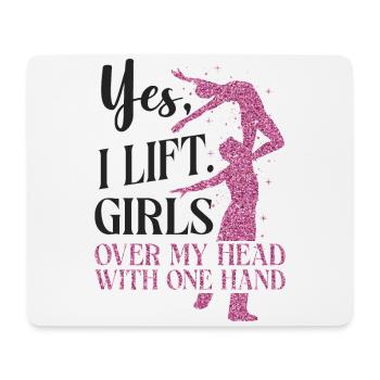 Ballet Dancer Dance Girl Ballerina - Mousepad (Querformat) - Weiß - Vorne